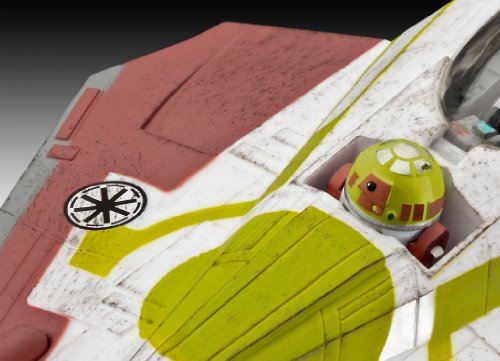 Revell Maqueta Star Wars Fisto's Jedi Starfighter, Easy Kit Modello, Escala 1:39 (6688)(06688), 20,2 cm de Largo