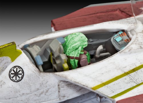 Revell Maqueta Star Wars Fisto's Jedi Starfighter, Easy Kit Modello, Escala 1:39 (6688)(06688), 20,2 cm de Largo