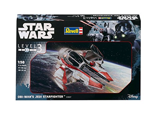 Revell Star Wars OBI Wan's Jedi Starfighter, Kit modele, Escala 1:58 (03607)