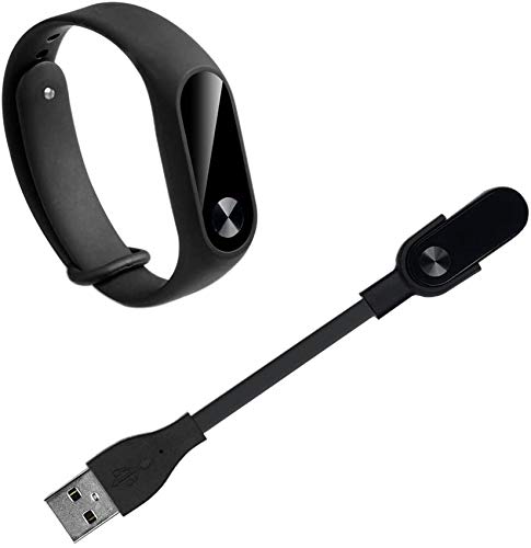 REY Cable Cargador USB para Xiaomi Mi Band 2, Base de Carga y Sincronización de Datos