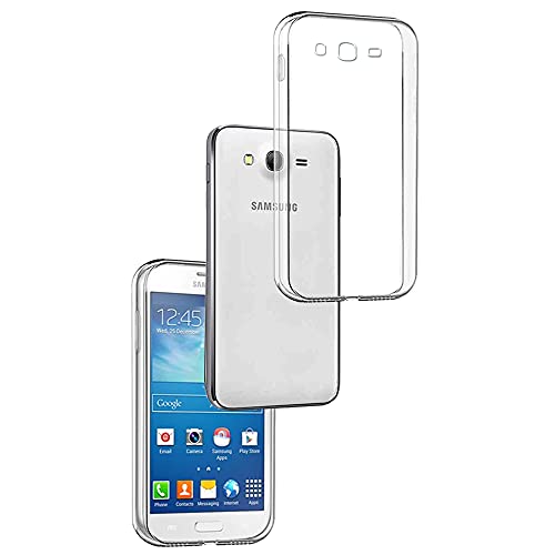 REY Funda Carcasa Gel Transparente para Samsung Galaxy Grand Neo/Grand Neo Plus Ultra Fina 0,33mm, Silicona TPU de Alta Resistencia y Flexibilidad