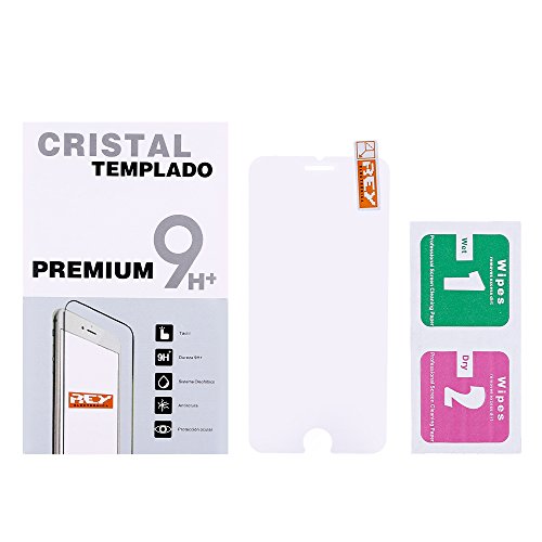 REY Protector de Pantalla para iPhone 7 / iPhone 8 / iPhone SE 2020, Cristal Vidrio Templado Premium