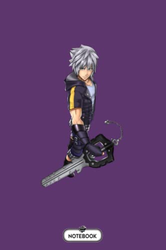 Riku Kingdom Hearts 3 Heartless Notebook: Lined College Ruled Paper,6x9 120 Pages,journal,matte Finish Cover,diary,planner
