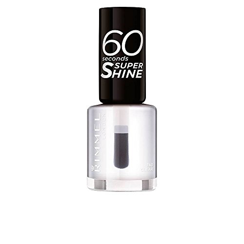 Rimmel London 60 Seconds Super Shine Esmalte de Uñas Tono 740 Clear, 8 ml