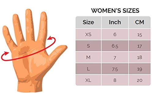 Riparo Motorsports Manoplas de Cuero Genuino Perforada conduciendo Guantes de Moto para Mujer Grande Bronceado