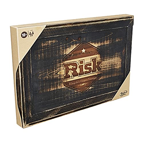 Risk, edición rústica en Madera, Juego de Sociedad de Estrategia, versión Francesa, de 2 a 6 Jugadores