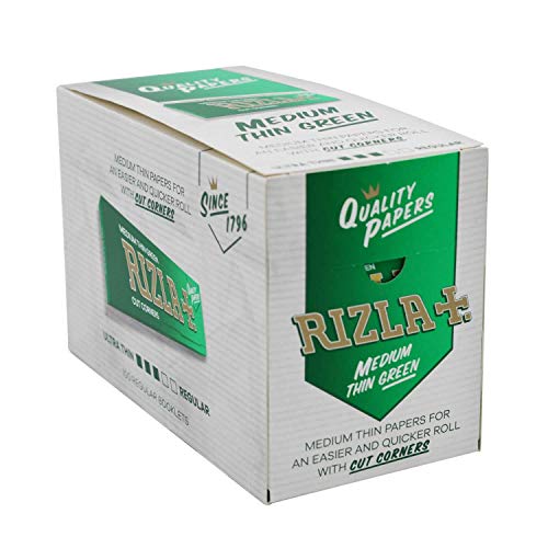Rizla – Papel de Liar, Color Verde, 100 folletos