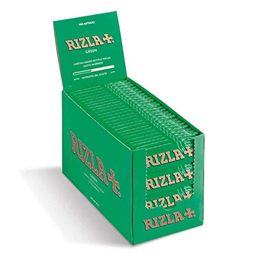 Rizla – Papel de Liar, Color Verde, 100 folletos