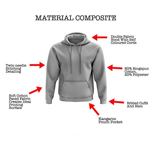 Roblox Face Hoodie - Videojuegos Avatar Merch Gift Present Christmas Jumper Gamer 80% algodón hilado en anillo 20% poliéster bolsa canguro bolsillo doble aguja costura, Negro, M