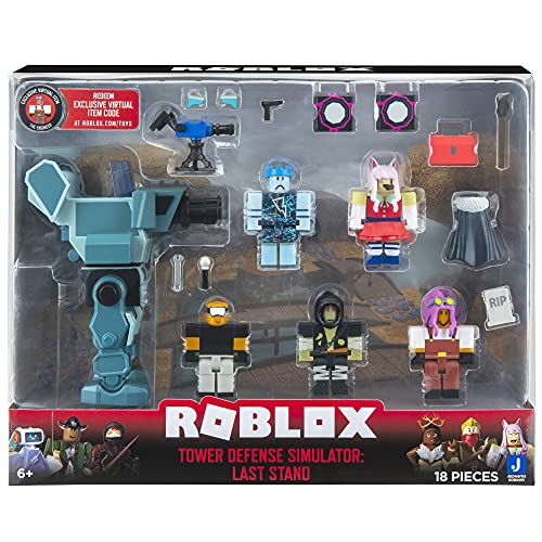 Roblox Figura de acción, Color simulador de Torre Defense: Soporte de Carga (Jazwares ROB0495)