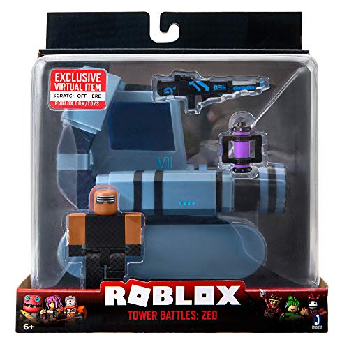 Roblox ROB0340 Action Collection-Tower Battles: Vehículo ZED [Incluye artículo Virtual Exclusivo]