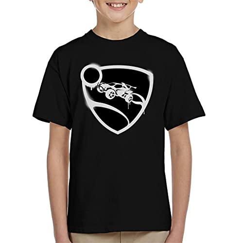 Rocket League Spray Painted Logo Kid's T-Shirt, 12-13 Years
