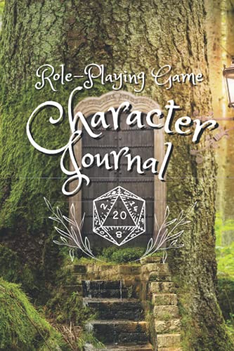 Role-Playing Game Character Journal, DnD 5th Edition: DnD Player Journal and Character Builder Book