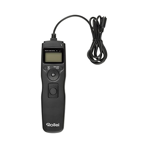 Rollei Cable de Liberación Remota Sony - LCD retroiluminado de fácil lectura y fácil de usar - Negro
