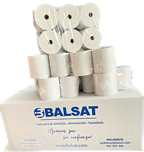 Rollo Ticket 80x80 Termico - 48 ud. Papel Impresoras y TPV