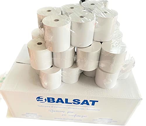 Rollo Ticket 80x80 Termico - 48 ud. Papel Impresoras y TPV