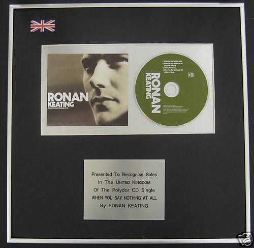 Ronan Keating - CD solo premio - cuando dices nada