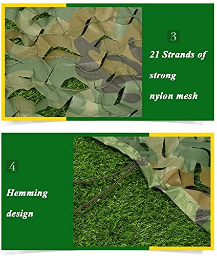 ropa militar Camo de la jungla al aire libre, Sun Sun Shelter Game Game Game Party Ocultar Posición, Decoración Net Military Camping Disparo de caza Deporte Persianas Repetir uso (Tamaño: 3x5m (10 pie