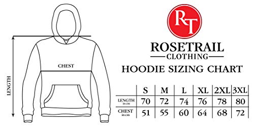 ROSETRAIL Umbrella Corps Logo Sudadera con Capucha Negra Unisex Size L