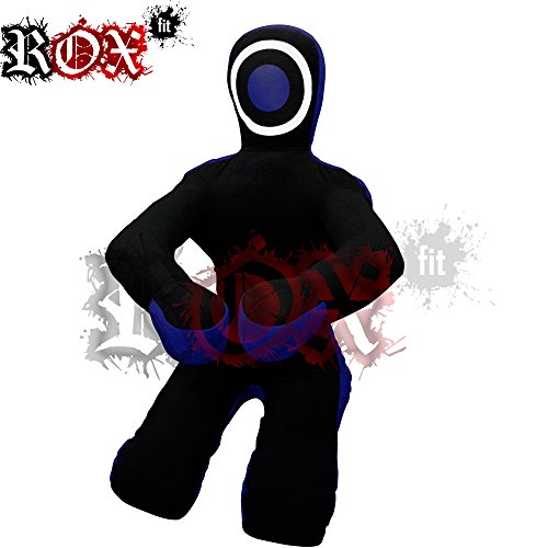 ROX Fit Grappling Dummy - Maniquí para artes marciales mixtas, entrenamiento, fitness, color rojo, negro y azul