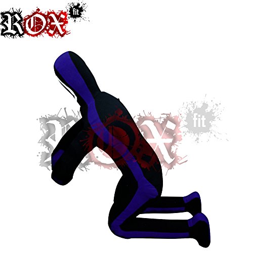 ROX Fit Grappling Dummy - Maniquí para artes marciales mixtas, entrenamiento, fitness, color rojo, negro y azul
