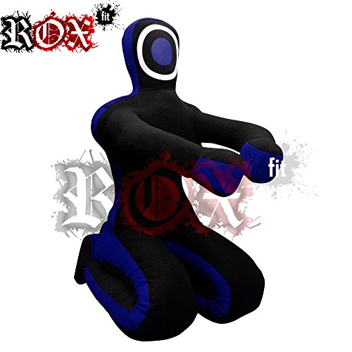 ROX Fit Grappling Dummy - Maniquí para artes marciales mixtas, entrenamiento, fitness, color rojo, negro y azul