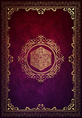 Rpg Character Journal: Campaign & 5e Character Journal | Role Playing Game Companion Purple & Red Vintage Cover Design