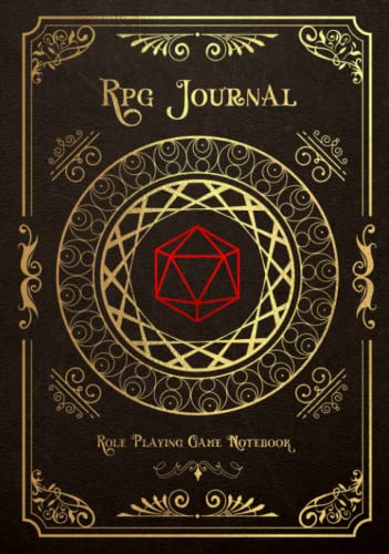 RPG Journal Mixed Paper: Ruled, Graph, Hexagon and Dot Grid | Role Playing Game Companion Warrior Book