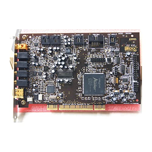 RTYU Desmontaje de la Tarjeta de Sonido Pcie, para la Tarjeta de Sonido Creative Sound Blaster Audigy SB0090 PCI 5.1 Que Funciona Bien