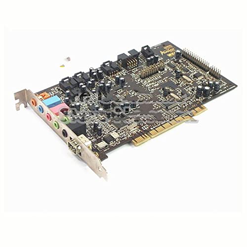 RTYU Funciona Bien Desmontar, para Tarjeta de Sonido Creative Sound Blaster Audigy SB0090 PCI 5.1, Tarjetas de Sonido internas de la computadora(Color:Red)