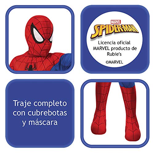 Rubies- Disfraz Spiderman Classic Inf, Color red/blue, S (702072-S)