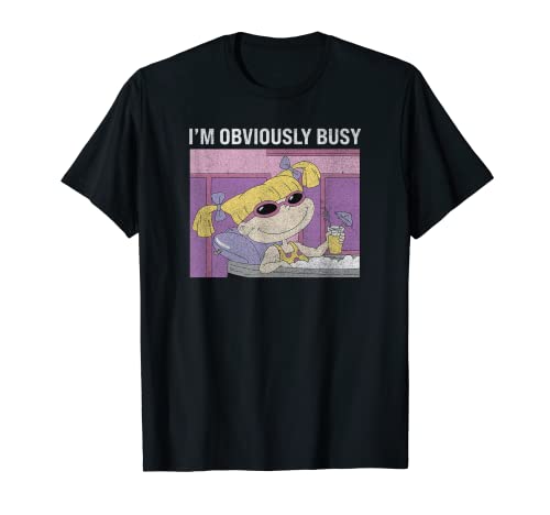 Rugrats Angelica I'm Obviously Busy Panel Camiseta