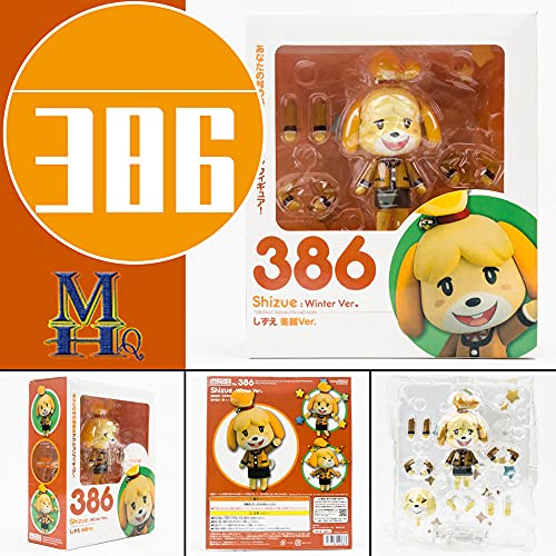 Ruinaza Animal Forest: New Leaf Shizue Winter Clothes Ver Nendoroid Animal Crossing Anime Dibujos Animados Modelo De Juego Colecciones De Personajes Regalos para Fanáticos del Anime