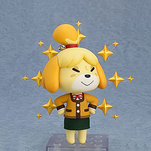 Ruinaza Animal Forest: New Leaf Shizue Winter Clothes Ver Nendoroid Animal Crossing Anime Dibujos Animados Modelo De Juego Colecciones De Personajes Regalos para Fanáticos del Anime