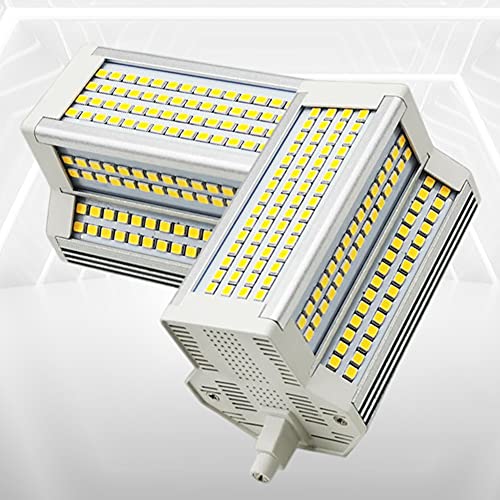 RUNAWAY 2-PC Bombillas LED Regulables 118MM R7S, 50W Tipo J Luces LED de Doble Extremo Reemplazo de Reflector Equivalente a 500W para lámparas de Piso de iluminación Especial para Garaje 6000K