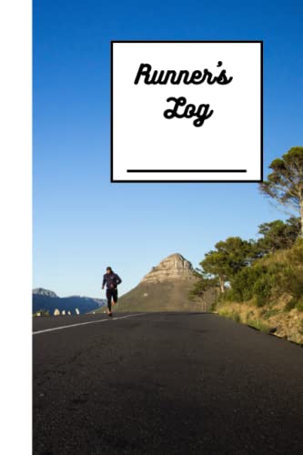 Runner's Log: Runner themed cover logbook