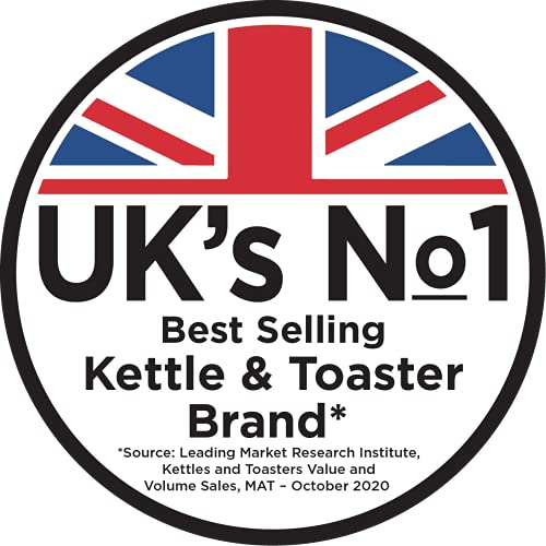 Russell Hobbs 21641 Textures Plastic Wide 2 Slice Toaster - Black {4008496855421}