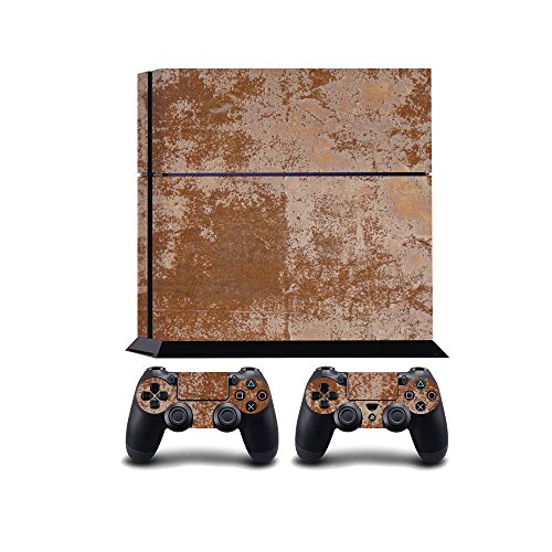 Rusted Metal Print PS4 PlayStation 4 Vinyl Wrap / Skin / Cover / Pegatina para Sony PlayStation 4 Console y PS4 Controllers