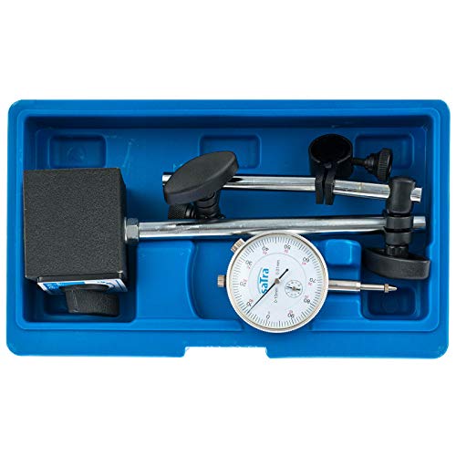 S-MAHO2 - Juego de soporte magnético con base magnética y reloj comparador, resolución 0-10 mm 0,01 mm