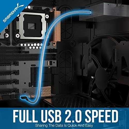 Sabrent Lector/Grabador de Tarjetas Multimedia 75 en 1 (Cable de alimentación) (CRW-UINB)