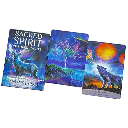 Sacrive Spirit Oracle Family Family Fiesta de Vacaciones Solitaire Principiante Destiny Destiny Juego, Proporciona orientación Espiritual para su Viaje de Vida