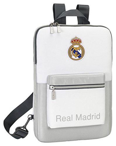 Safta SF-611624-766 - Funda portatil 15,6 hombreras Extra, diseño Real Madrid