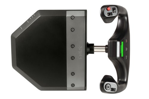 Saitek Pro Flight Yoke System - Sistema de control para simuladores de vuelo en PC - Joystick y Acelerador
