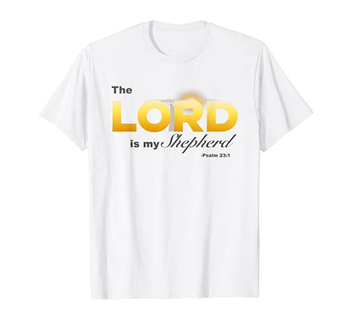Salmo 23 El Señor es mi Pastor Cristiano Camiseta