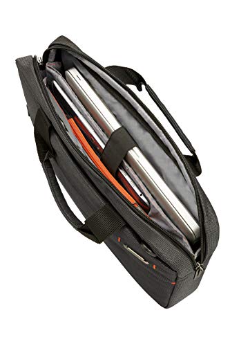 Samsonite LAPTOP BAG 15.6" (CHARCOAL BLACK) -NETWORK 3  Equipaje de mano, 0 cm, Negro
