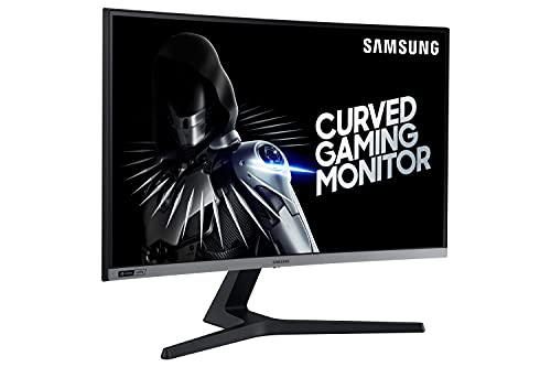 Samsung C27RG50 - Monitor Curvo Gaming de 27" (Full HD, 4 ms, 240 Hz, G-Sync, LED, VA, 16:9, 3000:1, 1800R, 300 CD/m², 178°, HDMI, Base en V) Plata Oscuro