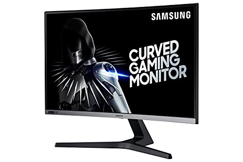Samsung C27RG50 - Monitor Curvo Gaming de 27" (Full HD, 4 ms, 240 Hz, G-Sync, LED, VA, 16:9, 3000:1, 1800R, 300 CD/m², 178°, HDMI, Base en V) Plata Oscuro