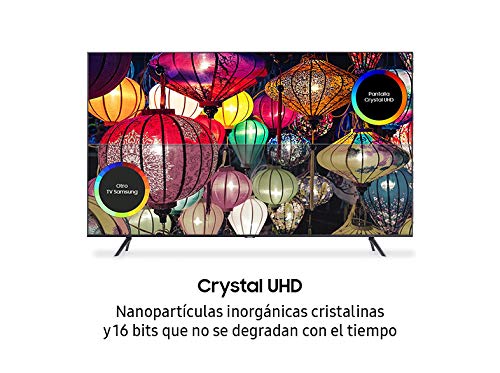 Samsung Crystal UHD 2020 50TU7095 - Smart TV de 50" con Resolución 4K, HDR 10+, Crystal Display, Procesador 4K, PurColor, Sonido Inteligente, Función One Remote Control y Compatible Asistentes de Voz