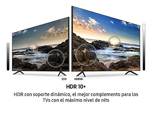 Samsung Crystal UHD 2020 50TU7095 - Smart TV de 50" con Resolución 4K, HDR 10+, Crystal Display, Procesador 4K, PurColor, Sonido Inteligente, Función One Remote Control y Compatible Asistentes de Voz
