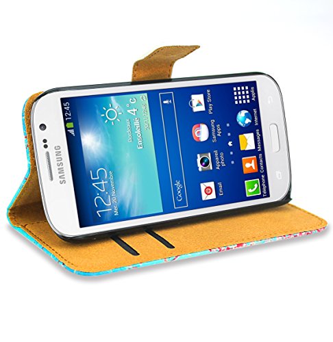 Samsung Galaxy Grand Neo Plus Funda, FoneExpert® Wallet Flip Billetera Carcasa Caso Cover Case Funda de Cuero Para Samsung Galaxy Grand Neo Plus i9060 / Galaxy Grand Neo (Pattern 3)